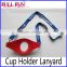 2016 new product in China/ wine glass holder lanyard/cup holder lanyard