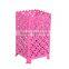 Pink Small cheap Candle Holder,glass holder lantern