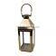 Glass Stainless steel lantern candleholder for home decor SSL1036 COPPPER