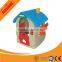Children indoor plastic playhouse with slide for kids fun