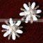 Floral shape Shining rhinestone Charm Jewelry Pure Diamond DIY Accessories