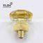 1 1/9 inch luxury bling yellow color glass knob for cabinets