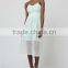 Double layer Airtex Slip Midi dress ,Adult Lady Girls Party Dress 2016