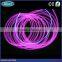 PVC jacket 8mm solid core side glow fiber optic cable for lighting using