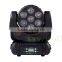 China professional 7x12W 4 in 1 RGBW led beam light moving head led stage lighting