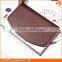 Business affairs brown PU leather credit card holder name card case for business men and promotional gift