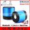 Model F003 Best handsfree calling mini wireless speakers with line in function