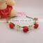 9 rose flower headband with adjustable ribbons,beautiful mixed colorful flower hairband headband