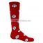 Softball/Baseball Logo sock, Acrylic Socks Knee High Colored Socks