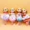 Top selling amazon Mobile phone bag chain wedding derss ddung pendant Korea dolls keychain