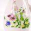 Set Of 2 Kitchen Flower Ceramic Vinegar Oil Pot Jar Container