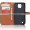 2016 Newest CHEAP COW SKIN TEXTURE Soft Wallet Case Stand PU Leather Case For LG X cam LITE FLIP LEATHER CASE