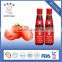 Chinese factory Red tomato sauce with best material