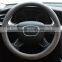 Leather,Genuine Leather Material and 3-Spoke Wheel Type genuine leather steering wheel cover