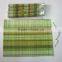 Bamboo table mat, fresh green colored from Vietnam