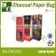 Double layer kraft paper charcoal bag