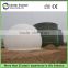 Anaerobic digester for biogas with double membrane roof,sizes can be customized