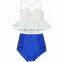 2017 hot selling latest new design high waist swim wear