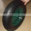 high quality competitive price 4.00-8 line pattern pneumatic rubber wheel with axle