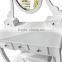 White Dressing Table Makeup Desk with Stool , 5 Drawers and Oval Mirro Bedroom