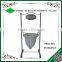 Willow wicker hanging flower baskets for decoration