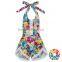 New Born Girls Boho Vintage Playsuit Rompers Many Style Flowers Ruffle Lace Organic Onesie