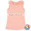 Wholesale Baby Girls Tank Top Plain Flower Clothes Red And Coral Singlet Clothes