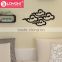 home decorating DIY MDF wood home decor cloud shape mural wall sticker for home decoration