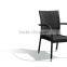 Popular outdoor furniture PE wicker rattan garden dining armchair