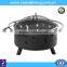 Outdoor Fire Pit Fire Bowl with Cover/ Garden Patio Heater