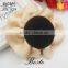 Wholesale hand made large satin flower for girl dresses