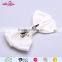 Simple design off white polyester cheap bowtie for men
