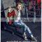 new style personalized women ripped vogue jeans customzied