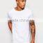 High Quality Guangzhou Custom Short Sleeve Crew Neck White Mens Cotton Elastane Breathable Fitness Skinny Fashion Plain T-Shirt