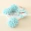 Factory low price Kids solid color Lace hair accessories Lovely Flower headband for baby girls