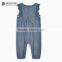 Newborn Denim Cotton lmport Elegant Baby Clothes Girls Custom Lace Baby Clothes Romper