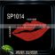 Latest fashion red lip design Iron on clothing rhinestone transfer stickers