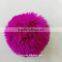 KR 100% Real Rex Rabbit fur Pom pom/Colorful Rabbit fur ball keychain 6-10cm bag pendant