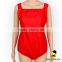 Summer Plain Red Frock Design Blank Bodysuit Soft Cotton Jumpsuit Baby Infant Magic Toddler Romper