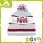 Wholesale Selling Hats Fashion Winter Hat Pom Pom Acrylic Custom Bulk Beanie