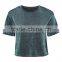 Wholesale fashion metallic shimmer t-shirt women
