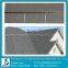 Double color and single color asphalt shingle for roofing materials