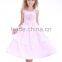 Latest girls cotton frock designs long pink dress puffy dress for girls