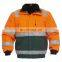 Wholesale EN20471 Waterproof High Visibility Winter Warm Safety Pilot Jacket