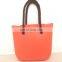 2017 silicone canvas beach bag tote bag