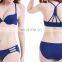 Front button young girl underwear set sexy deep V-neck push up women plus size bra set hollow out lingerie sets