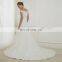 EBX-59A Granceful Off shoulder Cap sleeve corset lace cover wedding dress