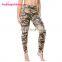 Private Label Custom Print Soft Push Up Camouflage Ladies Leggings 2017