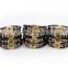 New Trendy Women Men Multilayer Handmade twelve constellations Woven Leather Bracelet With stone