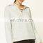 high quality winter clothing 2017 lace up of neck design hoodies oversize with hood sweatshirts for women